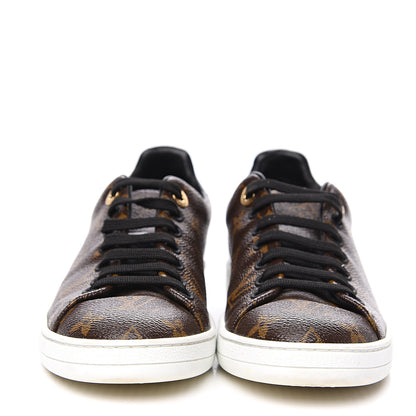 Louis Vuitton Patent Monogram Frontrow Sneakers 35.5 2 of 10