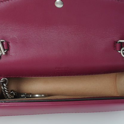 Gucci Velvet Super Mini Dionysus Shoulder Bag Fuchsia Violet Cyclamen 6 of 8