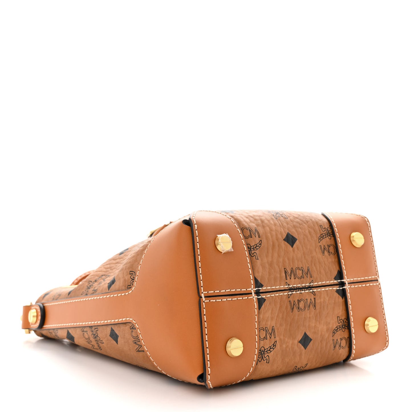 Visetos Berlin Mini Drawstring Bucket Bag Cognac