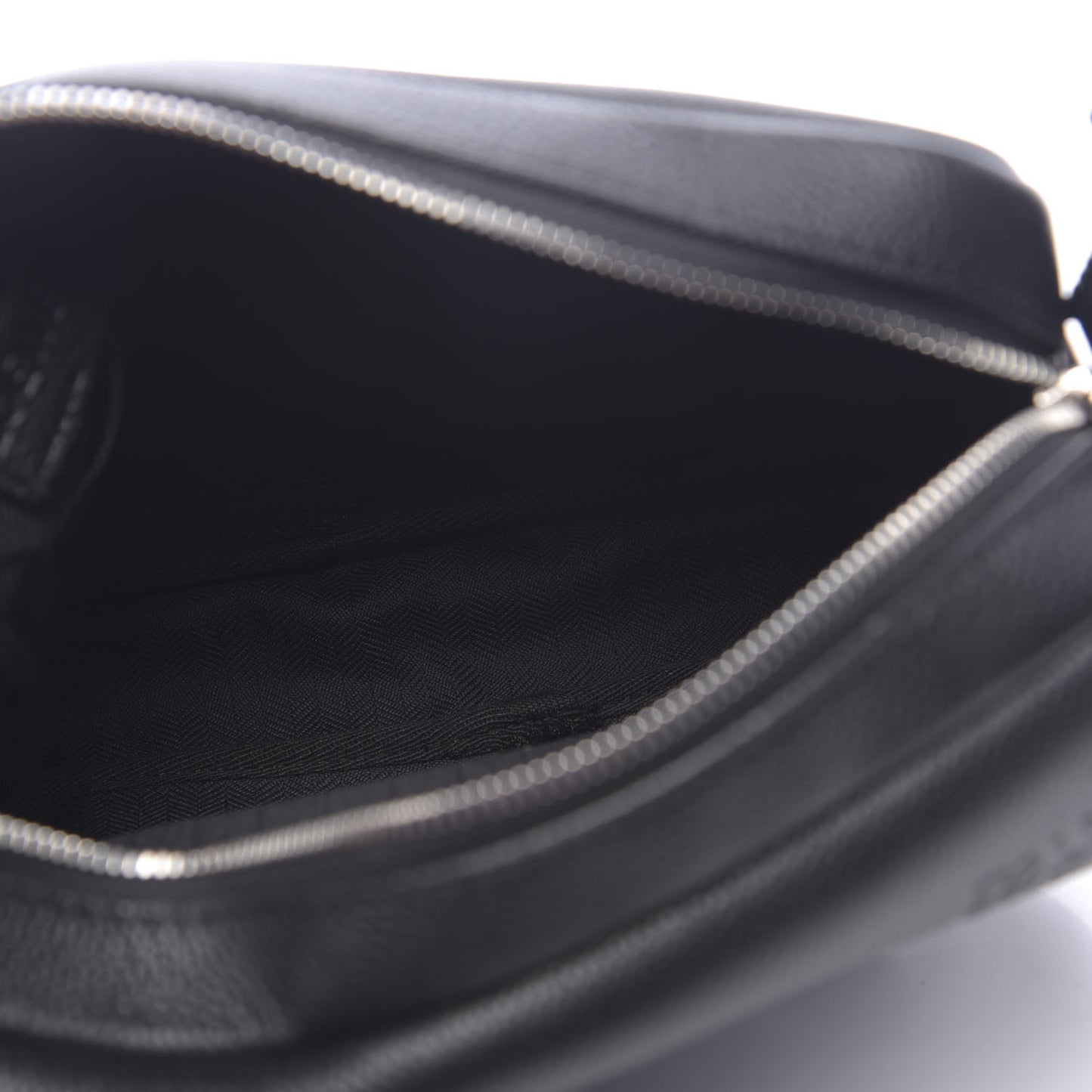 Soft Grained Calfskin XS Military Messenger Bag Black