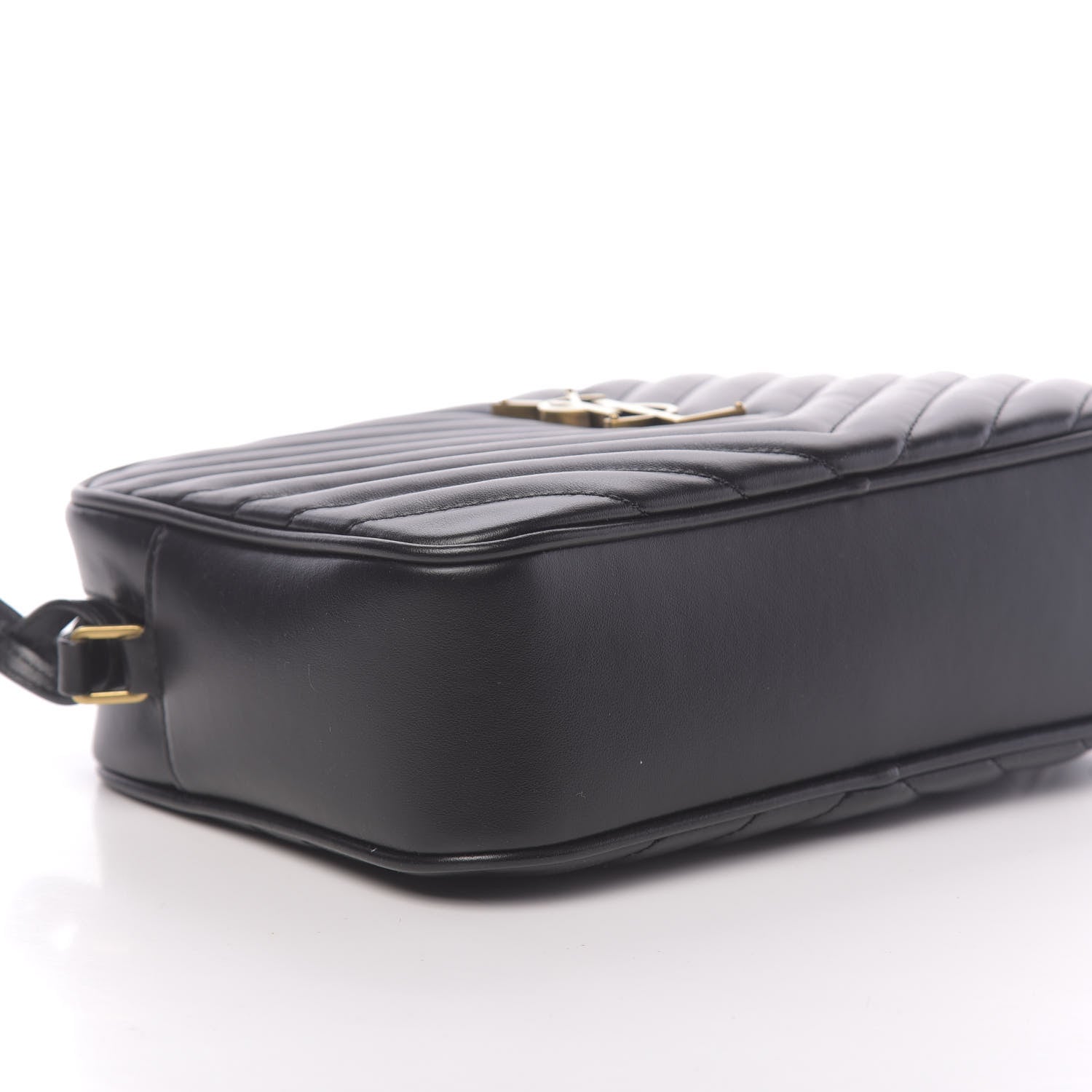 Saint Laurent Calfskin Matelasse Monogram Lou Camera Bag Black 8 of 10