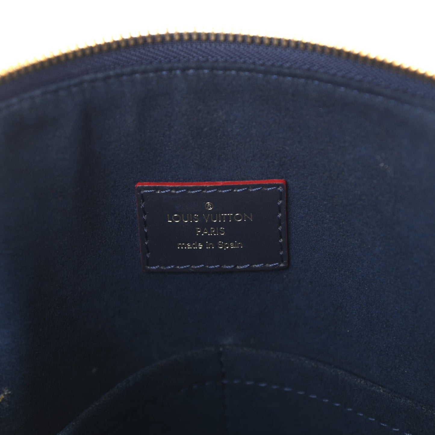 Empreinte V Tote MM Marine Rouge
