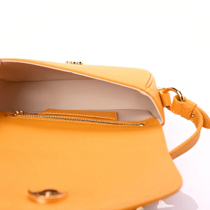 Louis Vuitton Grained Calfskin LV Pont 9 Soft PM Sunbeam 5 of 9