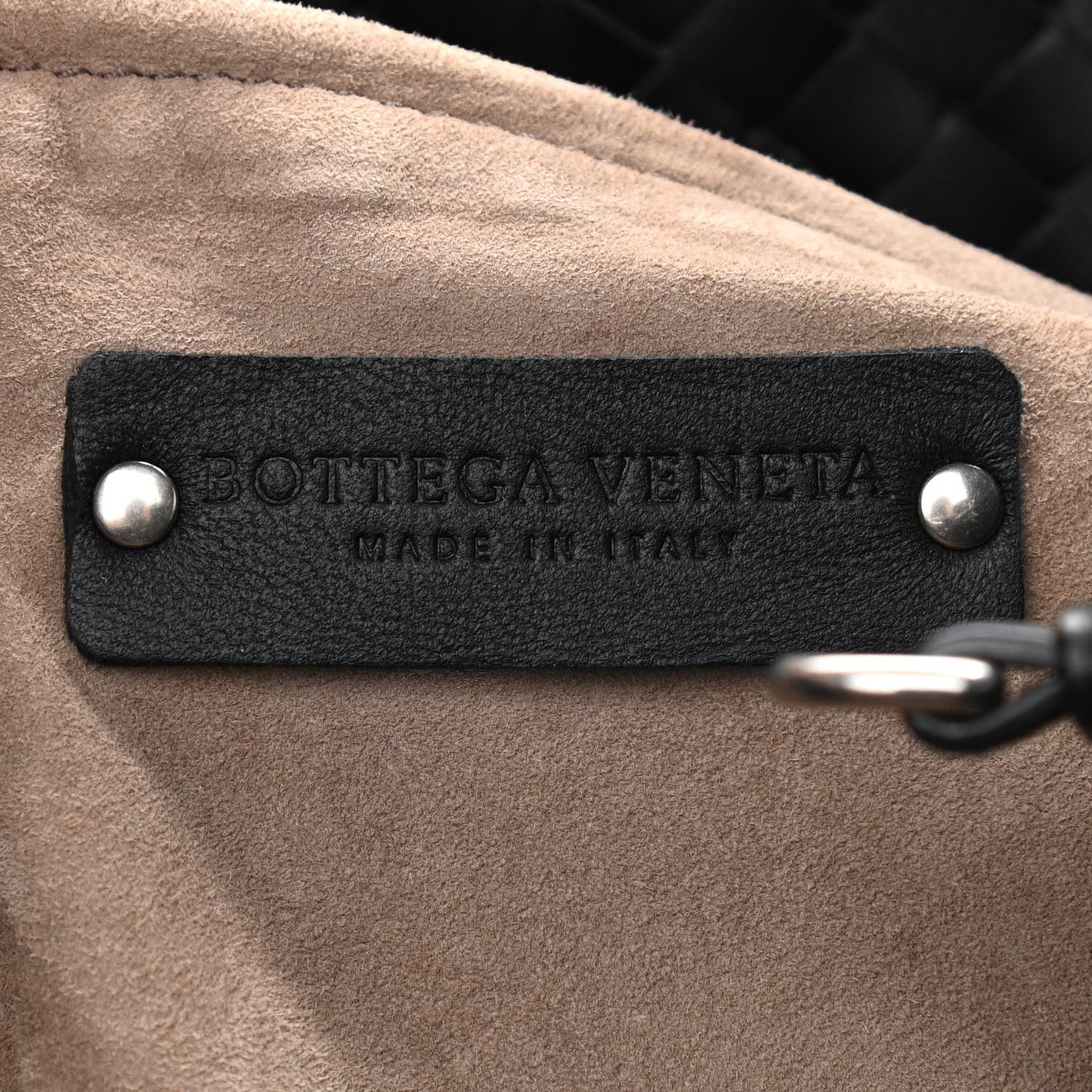 Nappa Intrecciato Medium Seamless Tote Black