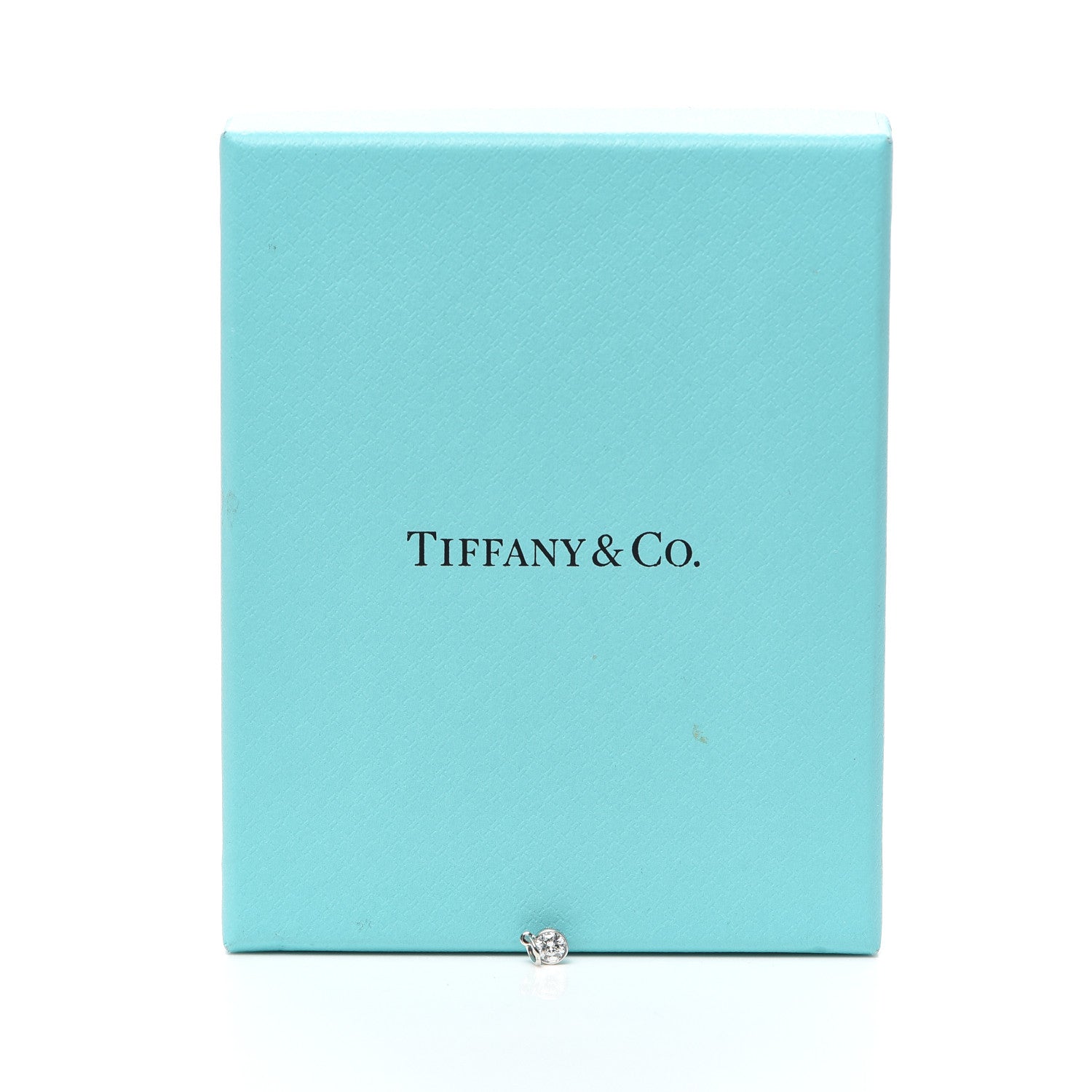 Tiffany Platinum Diamond .14ct Charm 5 of 5