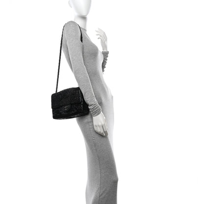 Chanel Sequin Lambskin Medium Moonlight on Water Flap Black 2 of 11