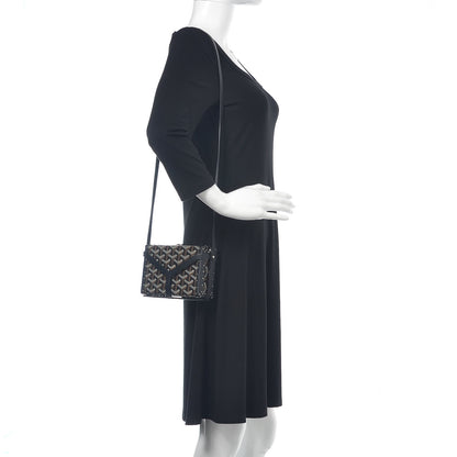 Goyard Goyardine Minaudiere Trunk Bag Black 2 of 10