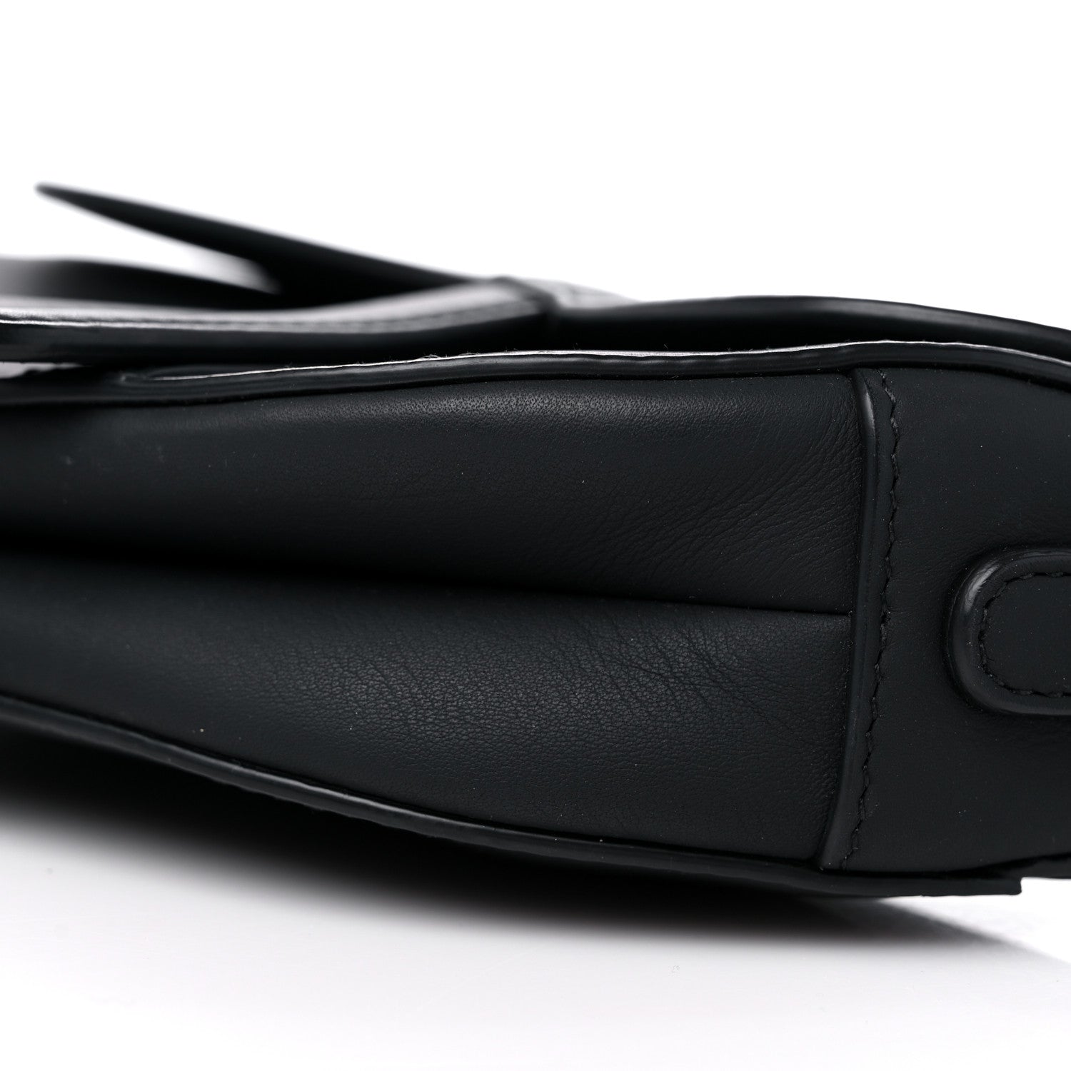 Christian Dior Ultra Matte Calfskin Mini Saddle Bag Black 8 of 12