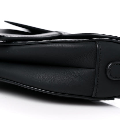 Christian Dior Ultra Matte Calfskin Mini Saddle Bag Black 8 of 12