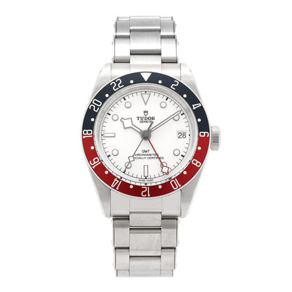 TUDOR Stainless Steel 41mm Black Bay GMT Automatic Watch White 79830RB 1 of 5