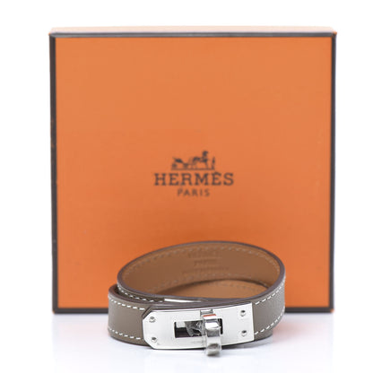 Hermes Swift Kelly Double Tour Bracelet T1 Etoupe 6 of 6