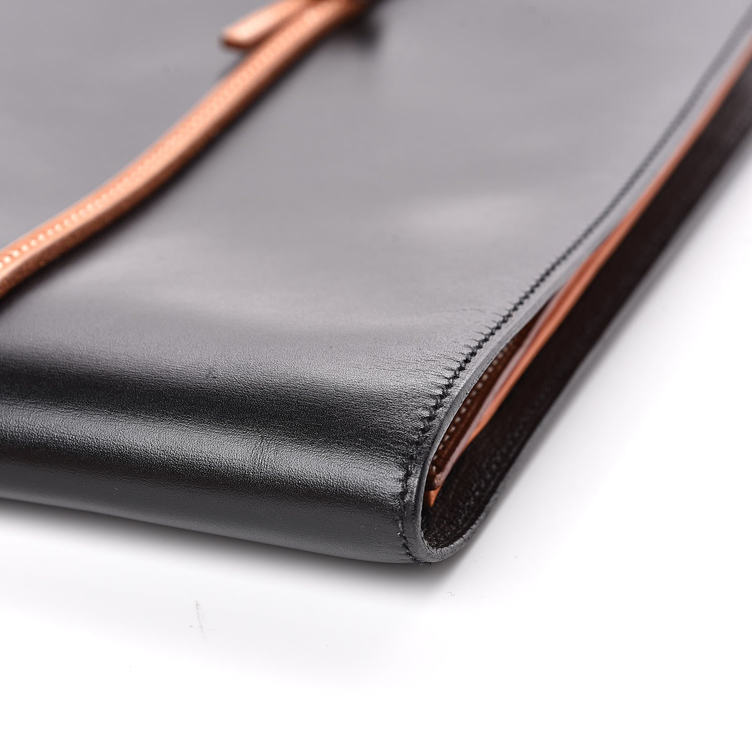 Hermes Box Tote Black Orange 9 of 12