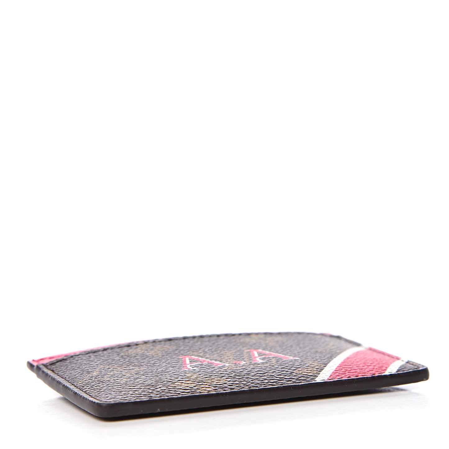Monogram My LV Heritage Card Holder Fuchsia White