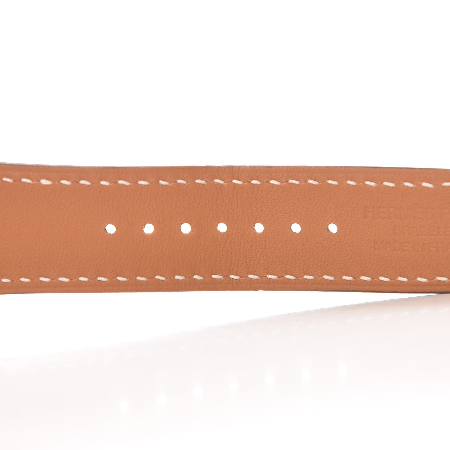 Hermes Barenia 40mm Apple Watch Single Tour Band Fauve 6 of 6