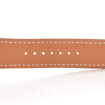 Hermes Barenia 40mm Apple Watch Single Tour Band Fauve 6 of 6