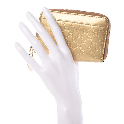 Gucci Microguccissima Zip Around Card Case Gold 2 of 7
