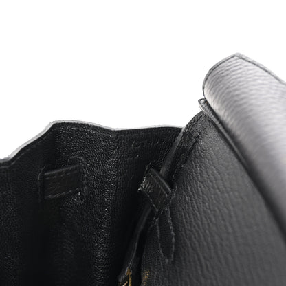 Hermes Togo Birkin 25 Black 7 of 11
