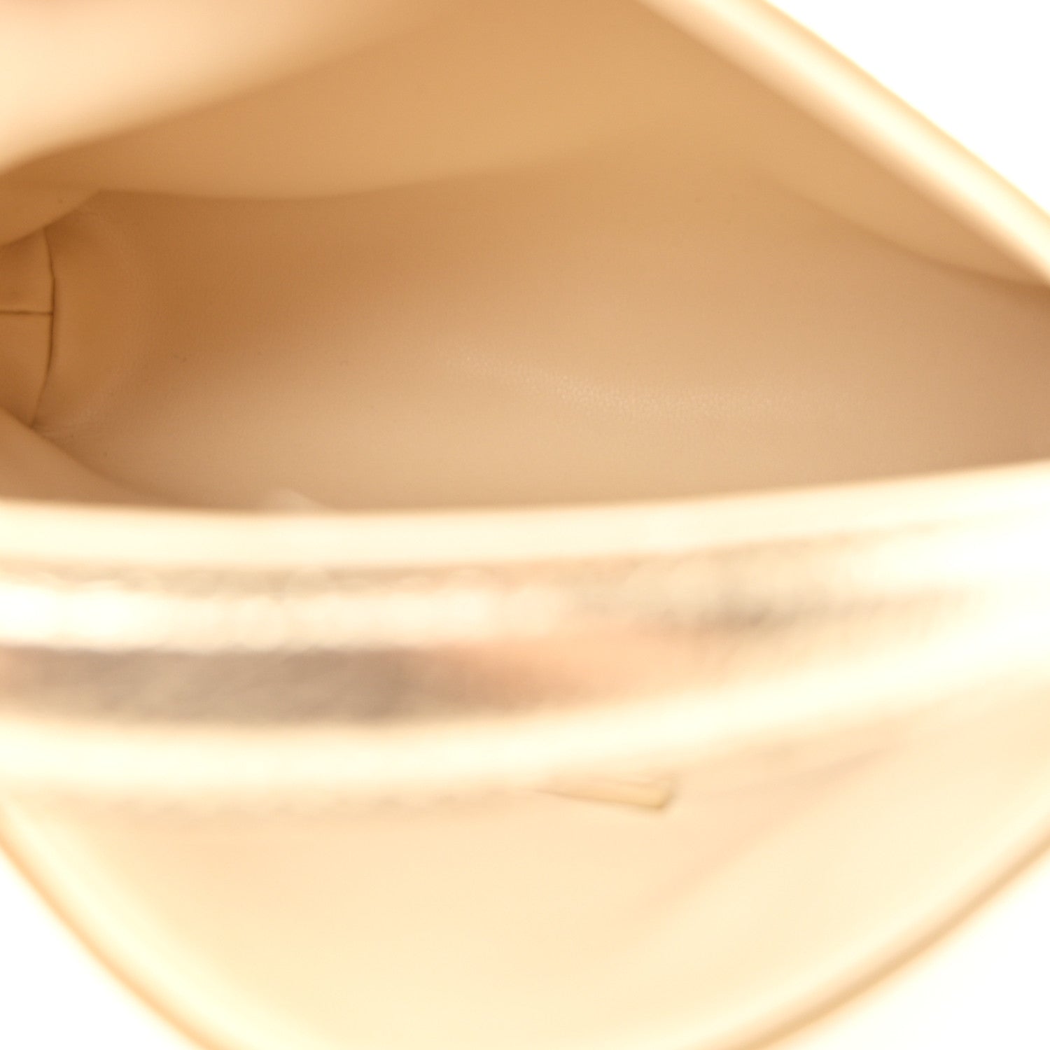 Givenchy Metallic Tumbled Calfskin Nano Voyou Bag Golden Sand 5 of 12