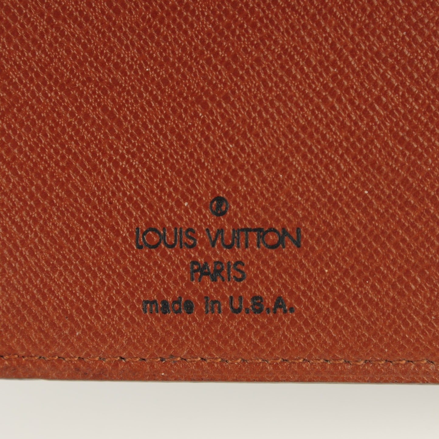 Monogram Desk Agenda Cover
