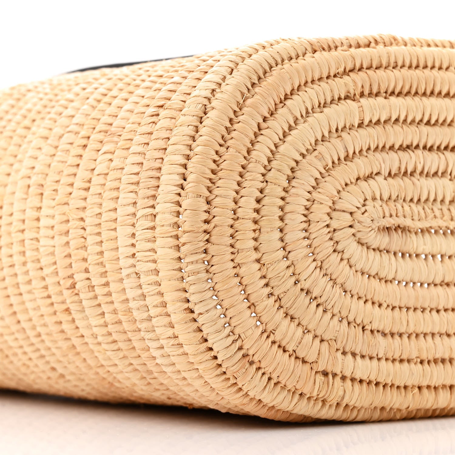 Loewe Raffia Small Square Basket Tote Bag Natural Tan 9 of 10