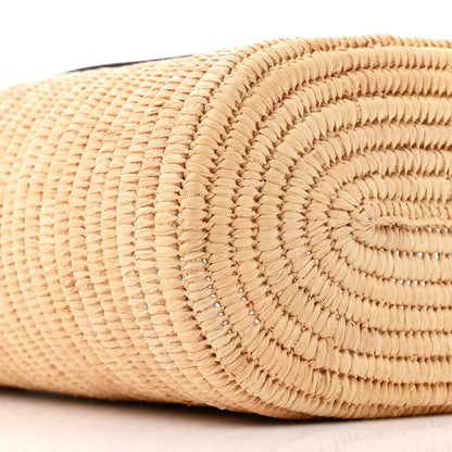 Loewe Raffia Small Square Basket Tote Bag Natural Tan 9 of 10