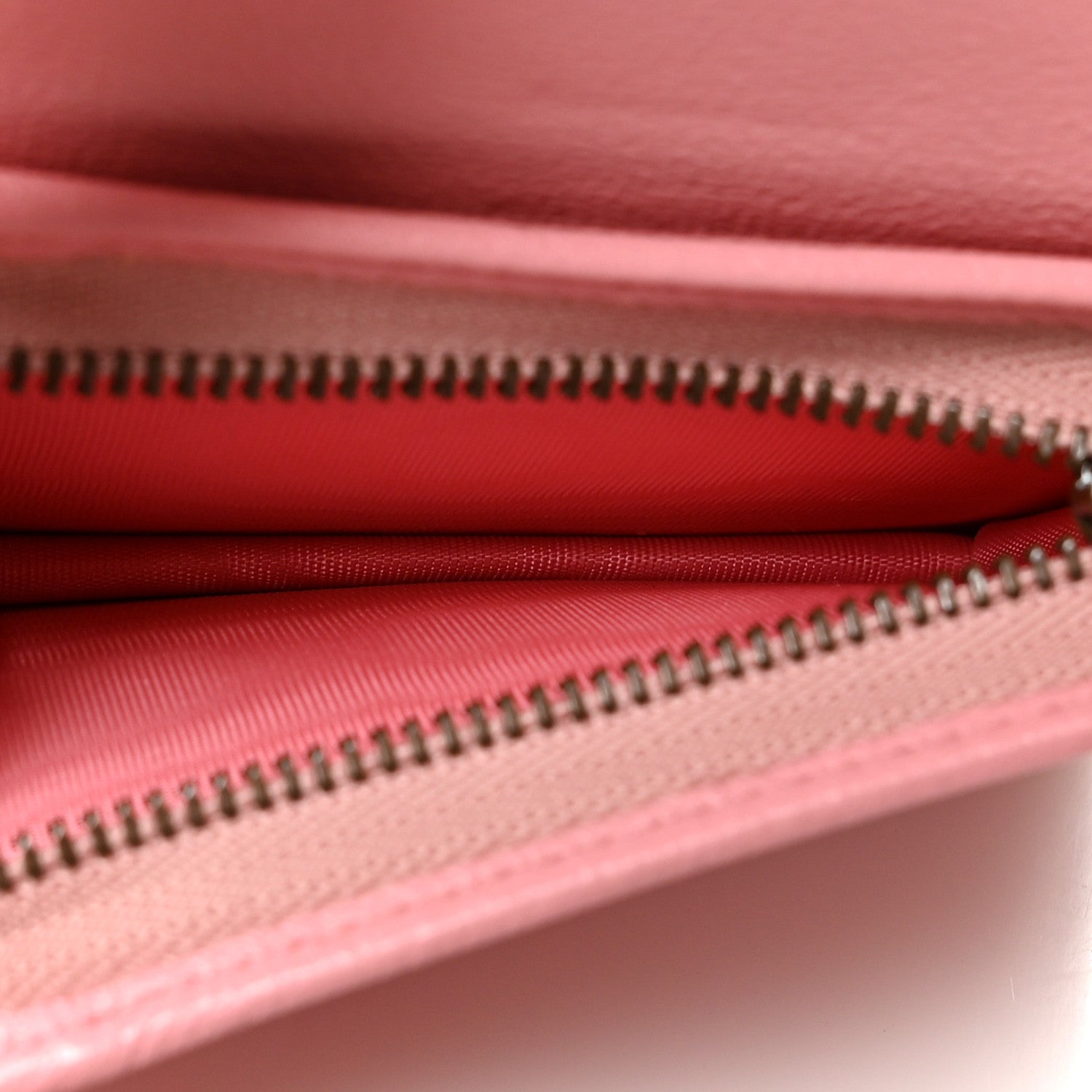 Gucci Wonka Grain Calfskin Diana Card Case Wallet Wild Rose 6 of 9