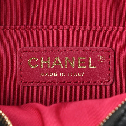 Chanel Caviar Quilted Small Round Bag With Chain Black 5 of 8