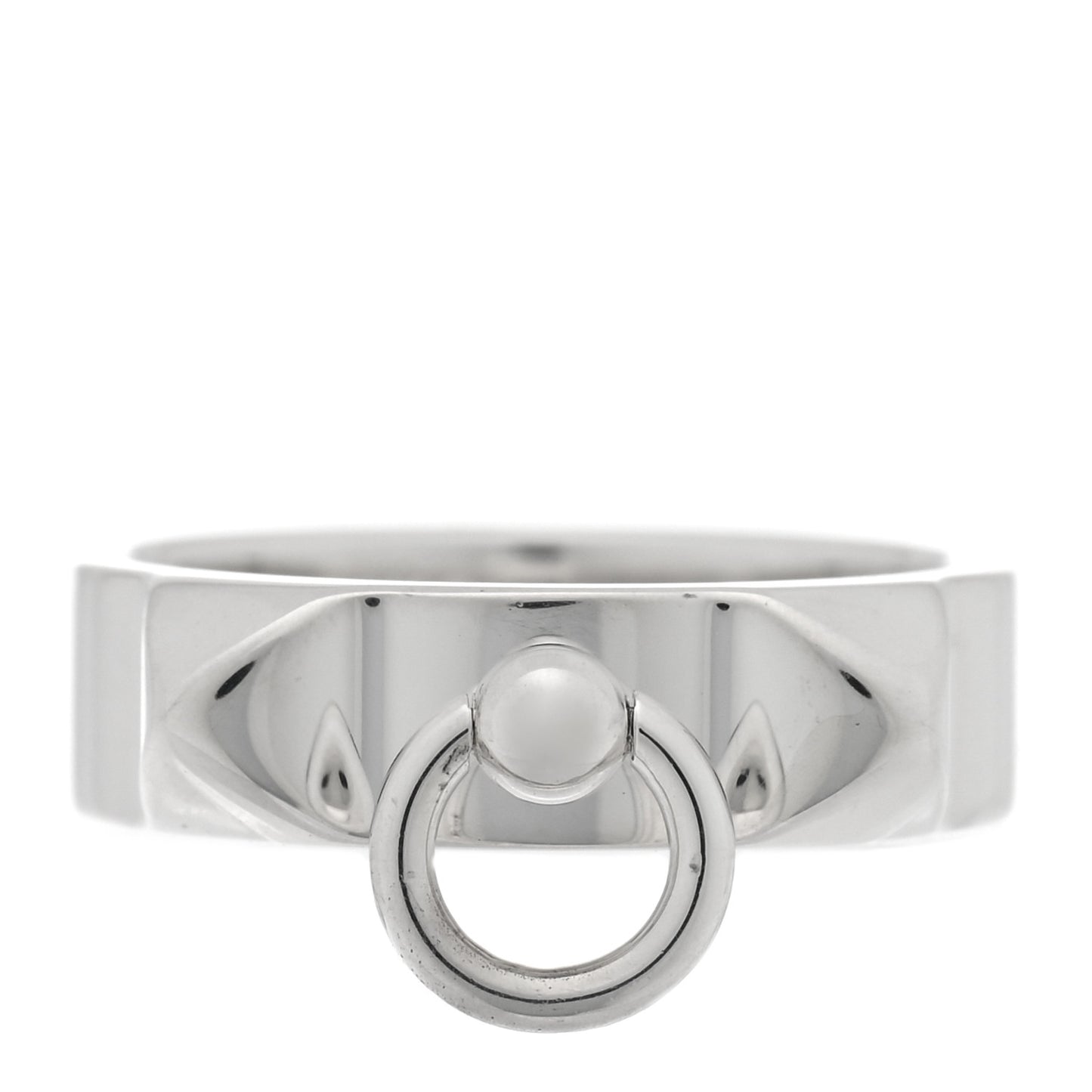 Sterling Silver PM Collier De Chien Ring 48 4.5