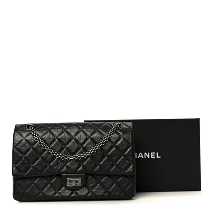 Chanel Aged Calfskin Quilted 2.55 Reissue 226 Flap Black 11 of 11