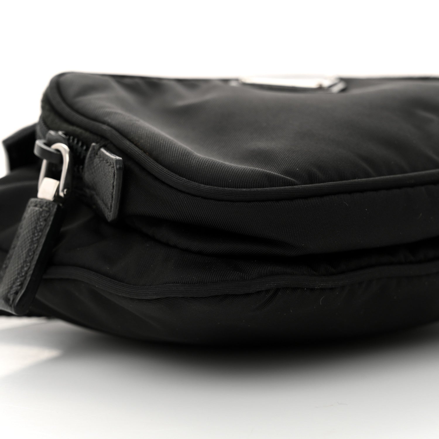Prada Re-Nylon Saffiano Belt Bag Black 8 of 10