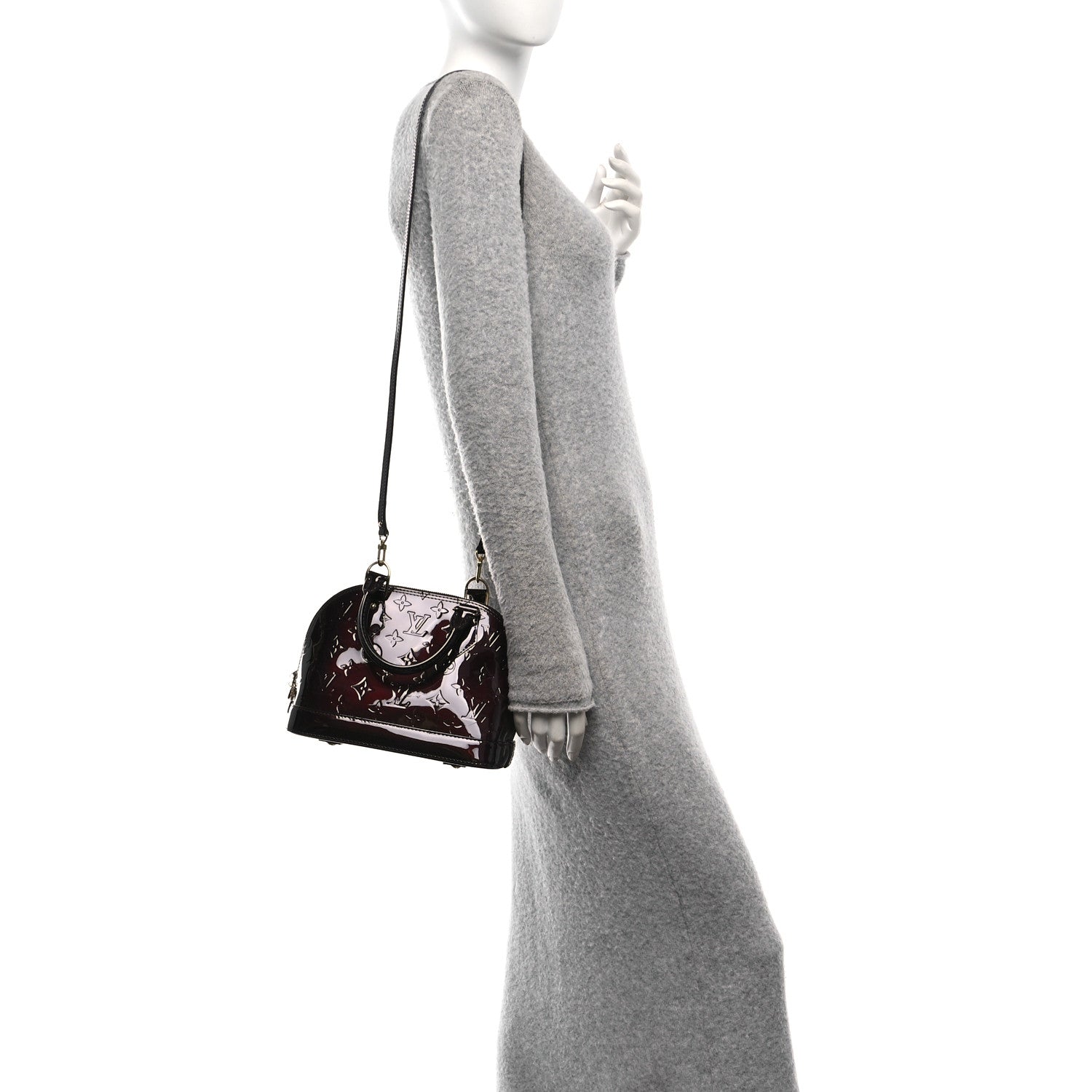 Louis Vuitton Vernis Alma BB Amarante 2 of 9