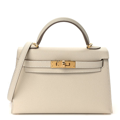 Hermes Epsom Mini Kelly Sellier 20 Craie 1 of 9