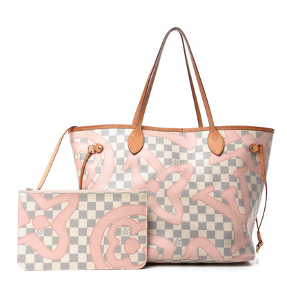 Louis Vuitton Damier Azur Tahitienne Neverfull MM 1 of 15