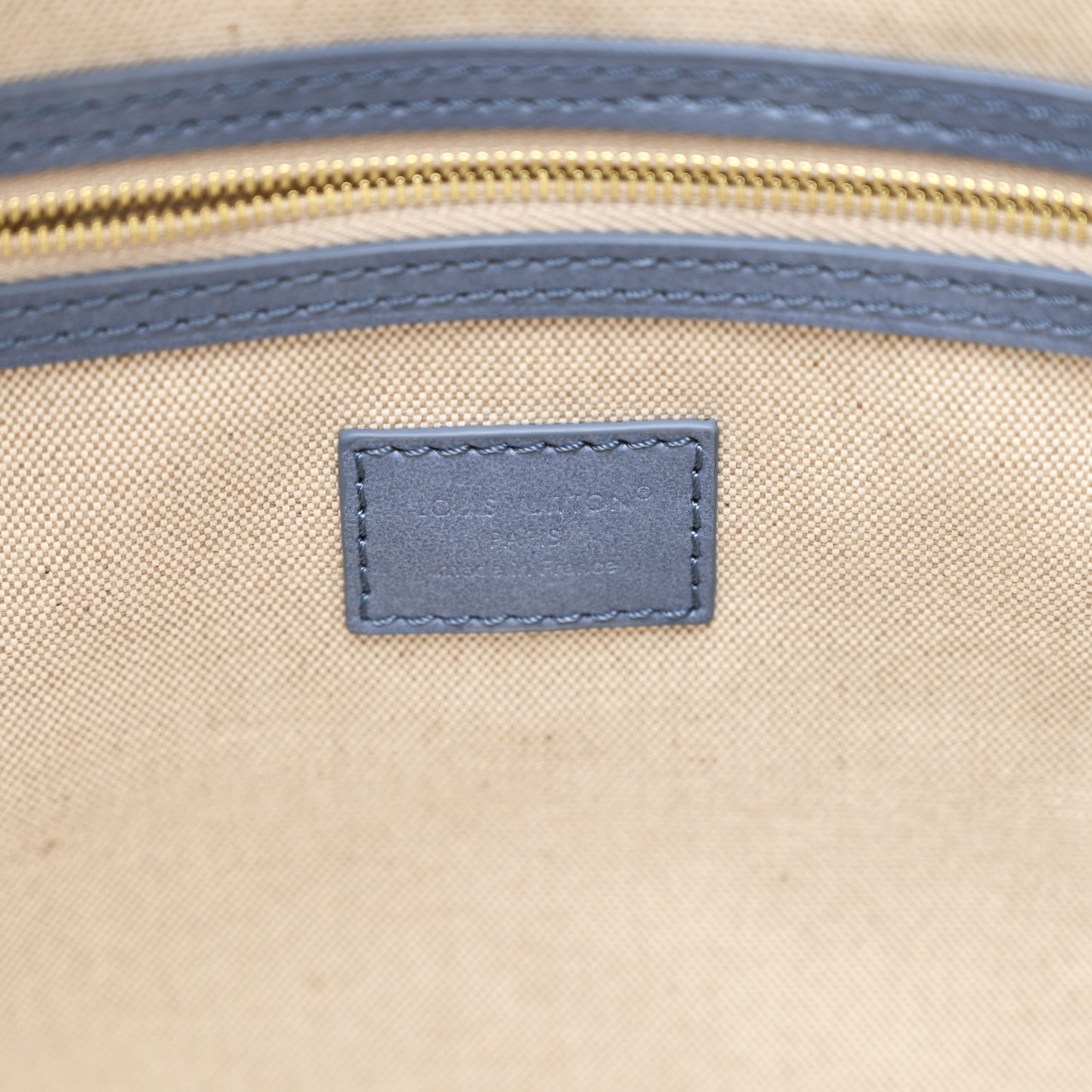 Damier Denim Vagabond Hobo Blue