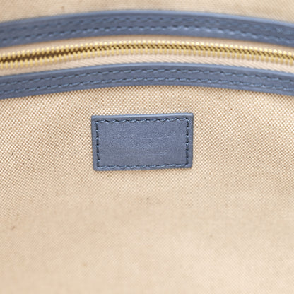 Louis Vuitton Damier Denim Vagabond Hobo Blue 6 of 9