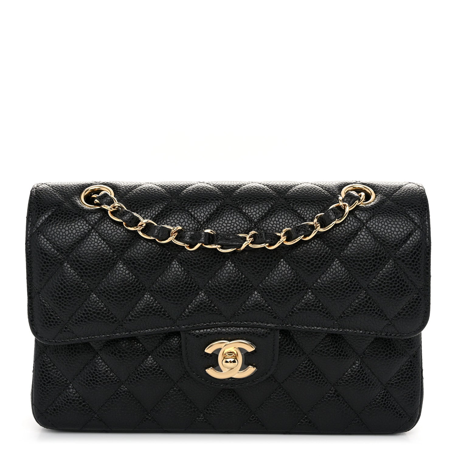 Chanel Caviar Quilted Small Double Flap Black 1 of 11