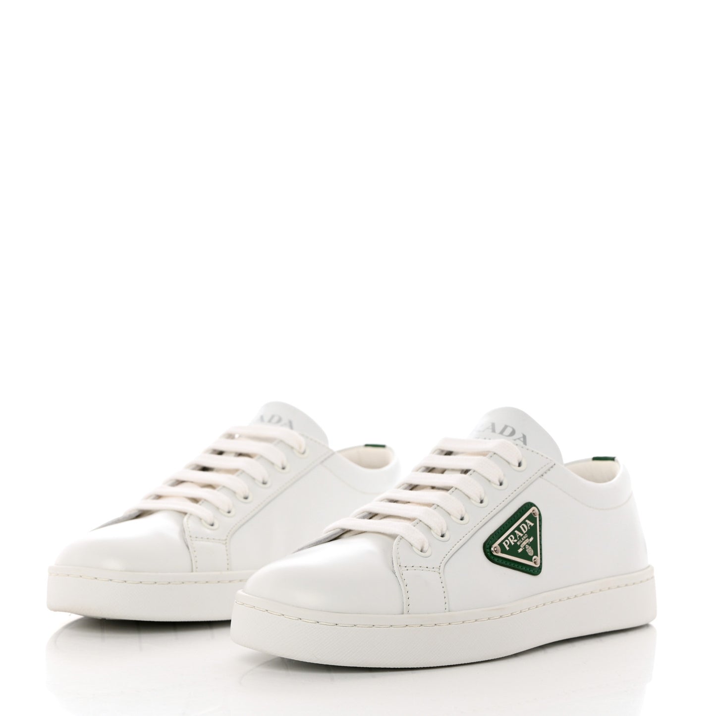 Spazzolato Rois Metal Triangle Logo 25mm Sneakers 36 White Mango
