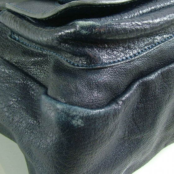 Chloe Lambskin Saskia Satchel Navy 6 of 11