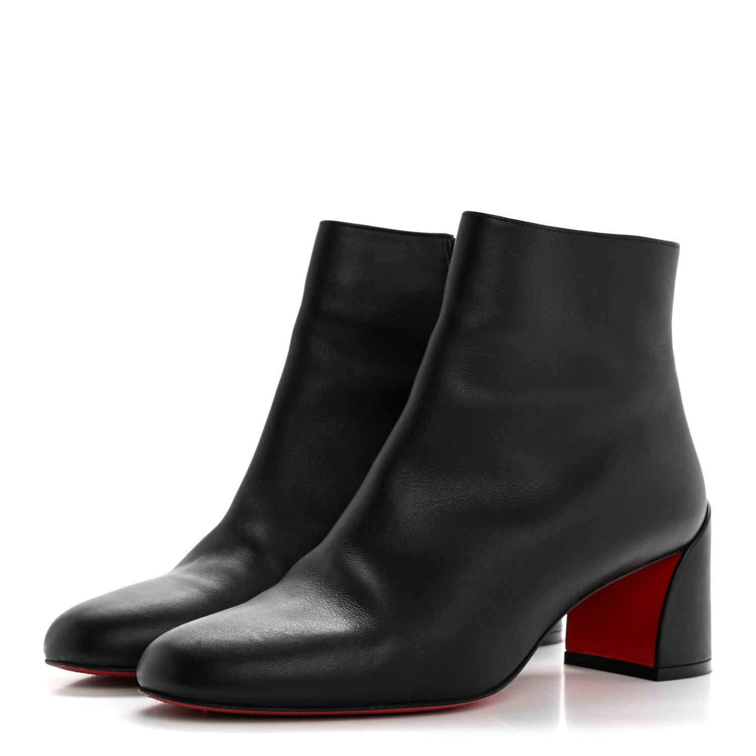Christian Louboutin Calfskin Turela 55 Ankle Boots 38 Black 4 of 11