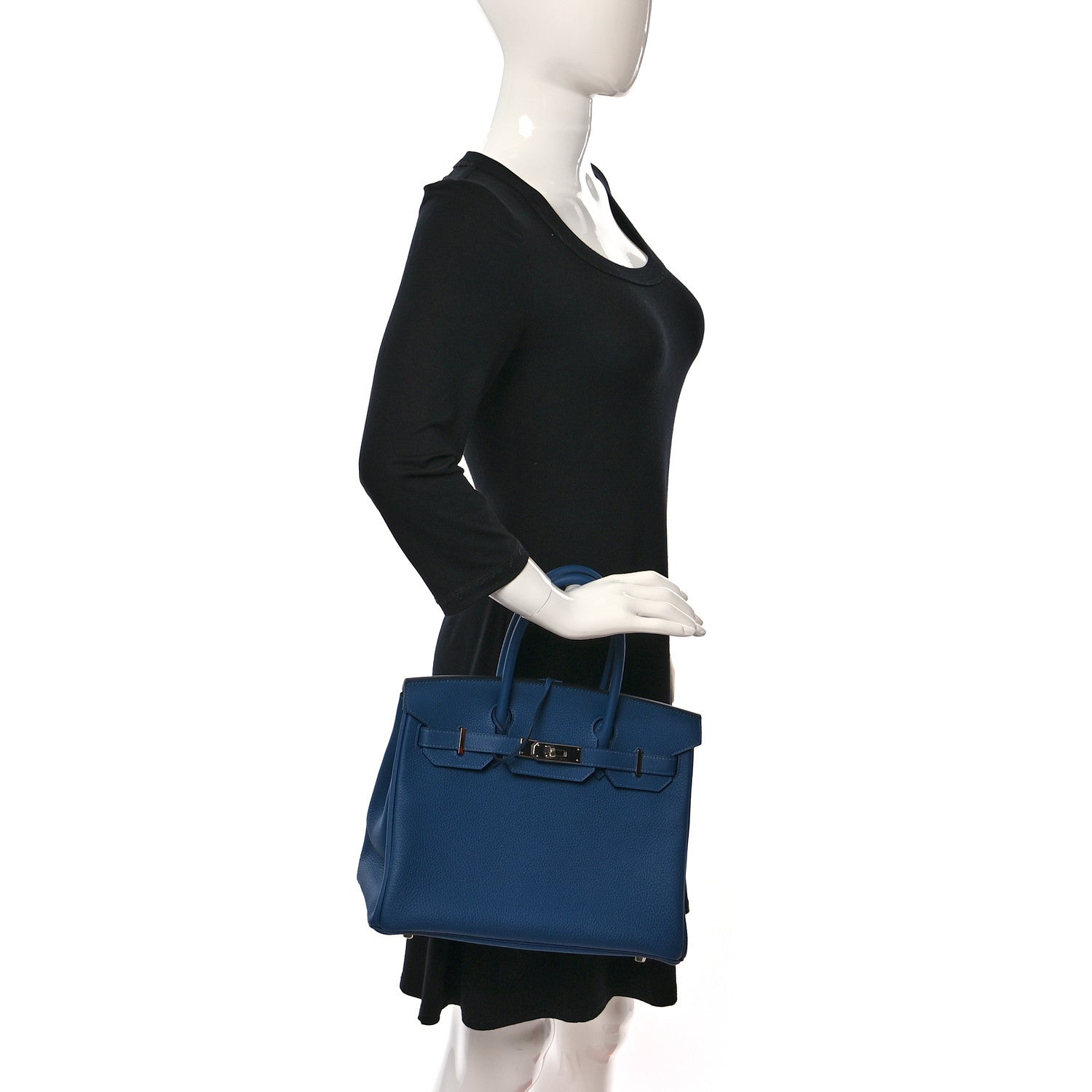 Hermes Togo Birkin 30 Deep Bleu 2 of 8