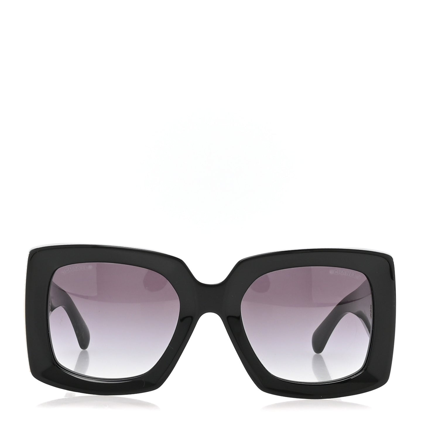 Acetate Rectangle Sunglasses 5435 Black