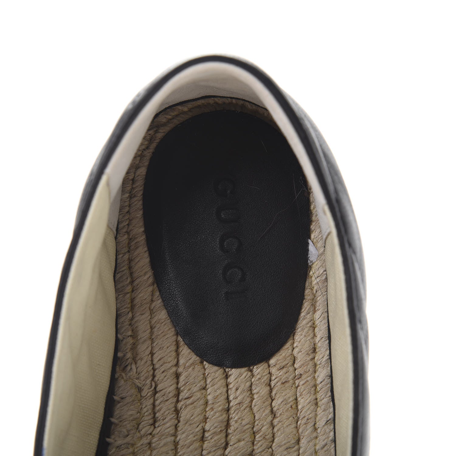Gucci Nappa Matelasse Mens GG Marmont Espadrilles 10 Black 7 of 8