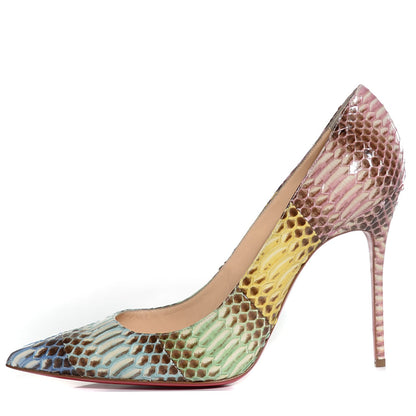Christian Louboutin Watersnake Degrade Decollete 554 100 Pumps 40 Multicolor 1 of 7