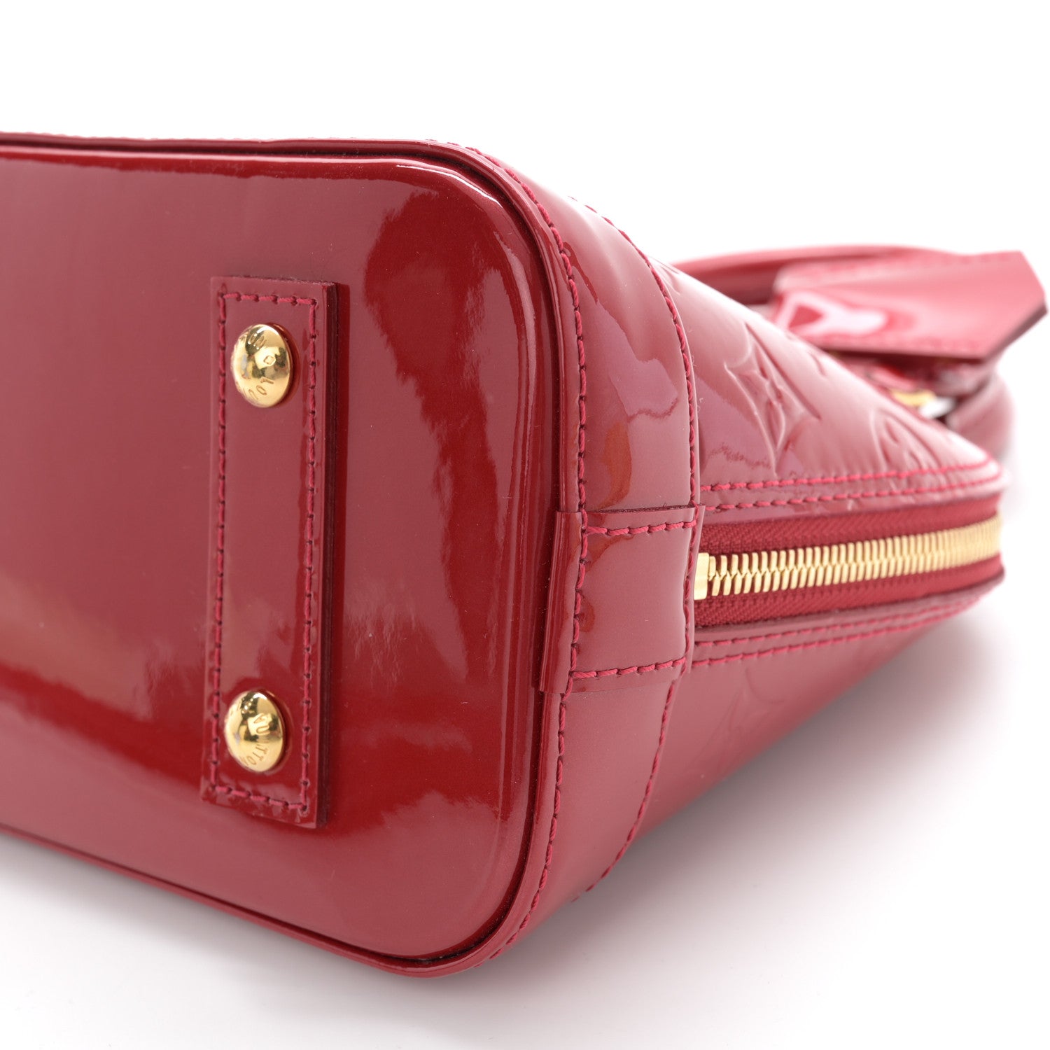 Louis Vuitton Vernis Alma BB Pomme D'Amour 10 of 10