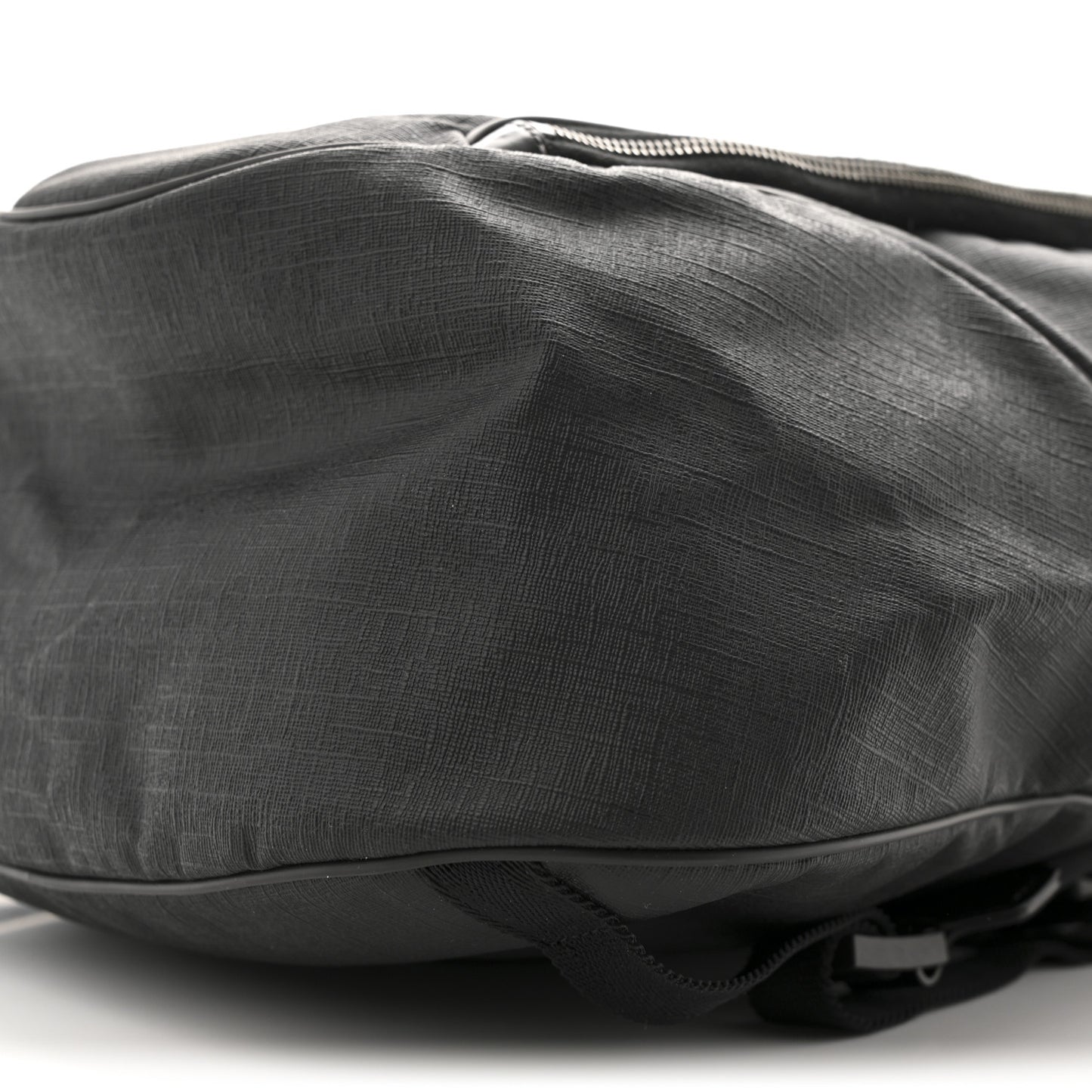 GG GUCCI Coated Canvas Interlocking G Travel Backpack Black