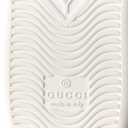 Gucci Calfskin Ayers Web Blind for Love Embroidered Womens Ace Sneakers 38.5 White 10 of 11