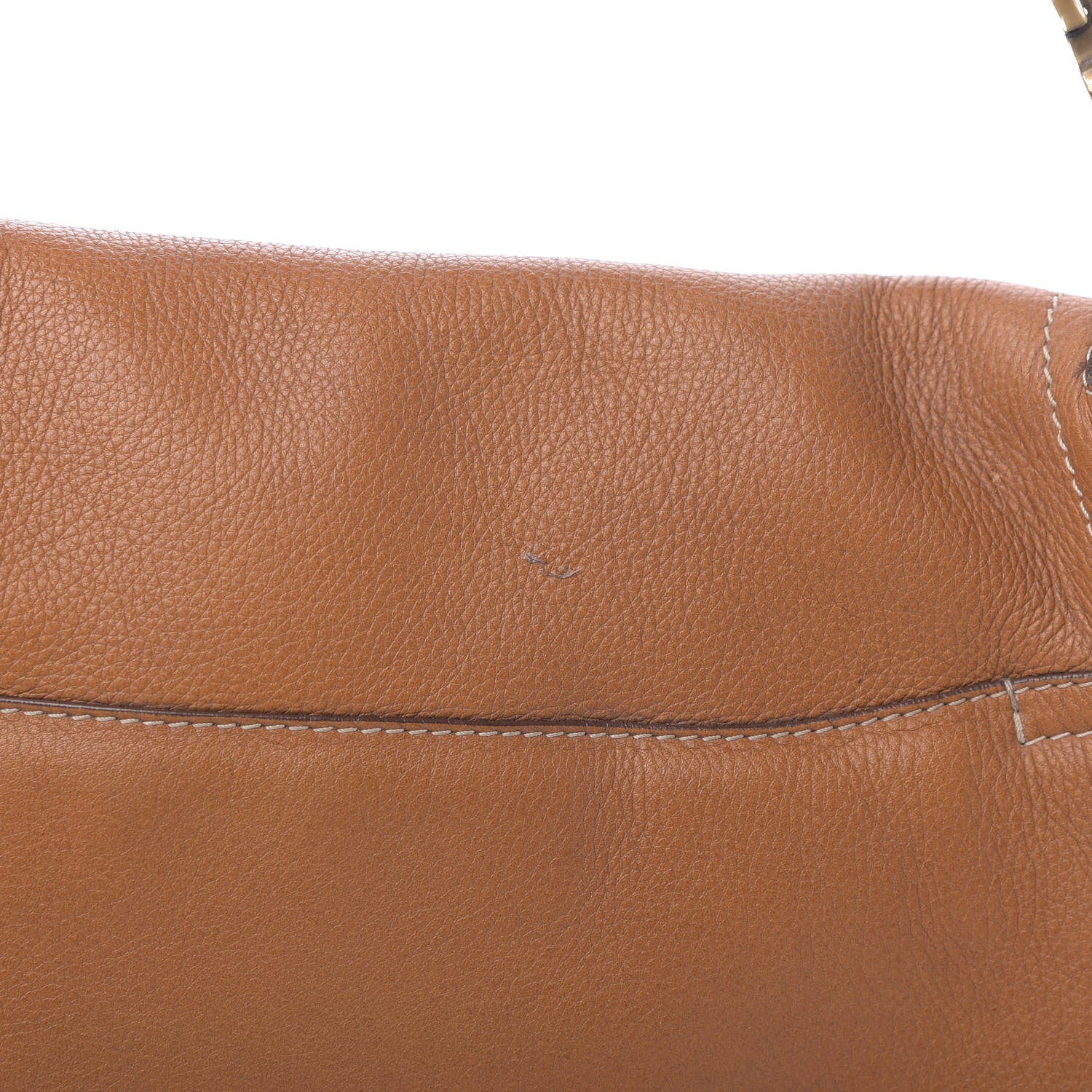 Christian Dior Calfskin Baudrier Saddle Bag Tan 15 of 15