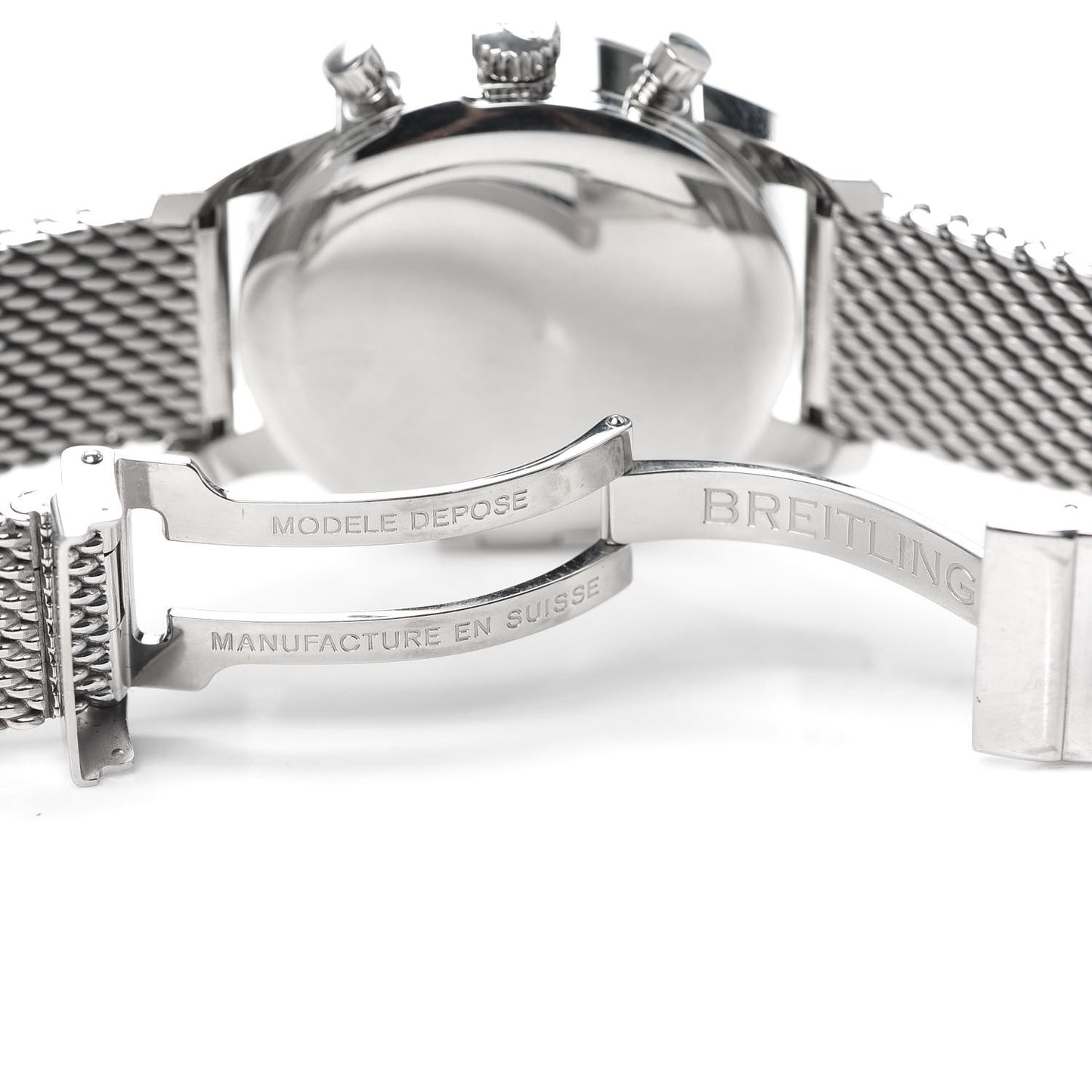 Stainless Steel 43mm Transocean Chronograph Limited Edition Watch Ivory AB0154