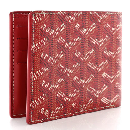 Goyard Goyardine Bi-Fold Victoire PM Wallet Red 3 of 13