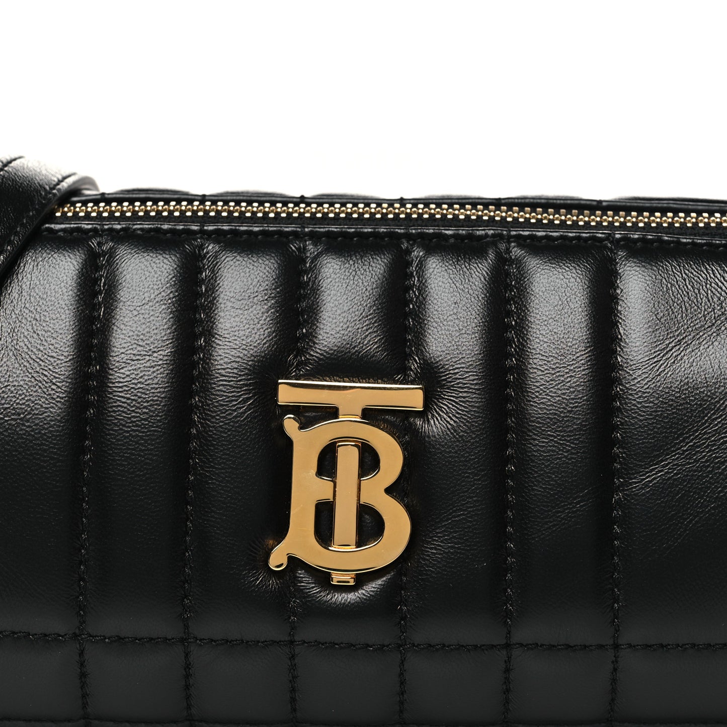 Lambskin Exploded Quilted Check New Barrel Bag Black